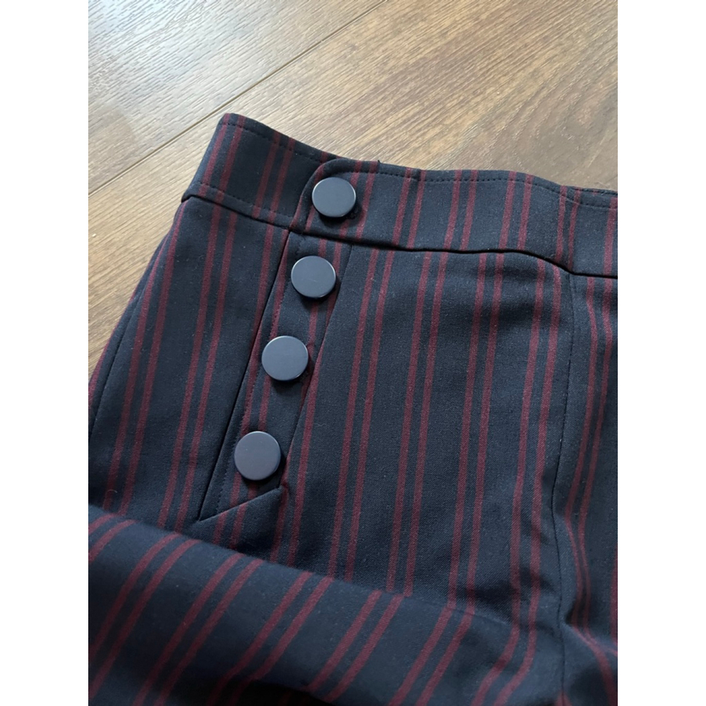 Loft NWT navy sailor stripe Marisa trouser pants size 6 - Picture 10 of 14